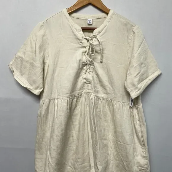 NWT Old Navy Women Short Sleeve Dress Size XL X-Large Cotton - Picture 9 of 14